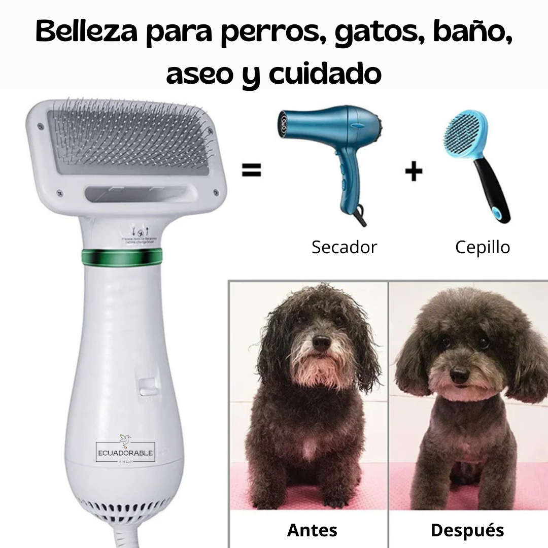 🐶PeluditoCare™ Seca, Cepilla y Consiente a tu Mascota en Minutos