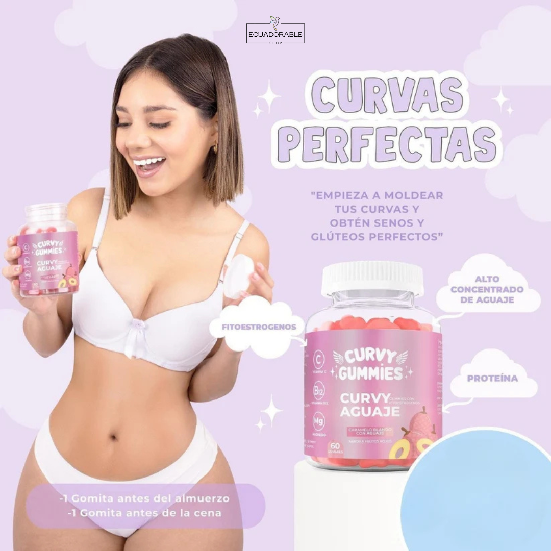 💖 Curvy Gummies | Moldea tu figura de forma natural y deliciosa