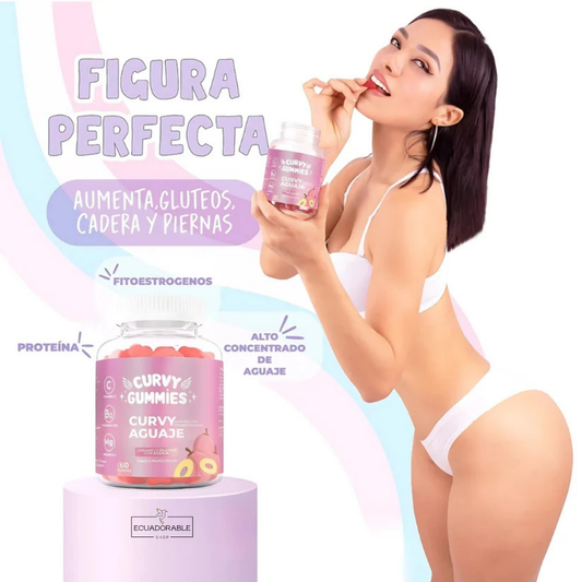 💖 Curvy Gummies | Moldea tu figura de forma natural y deliciosa