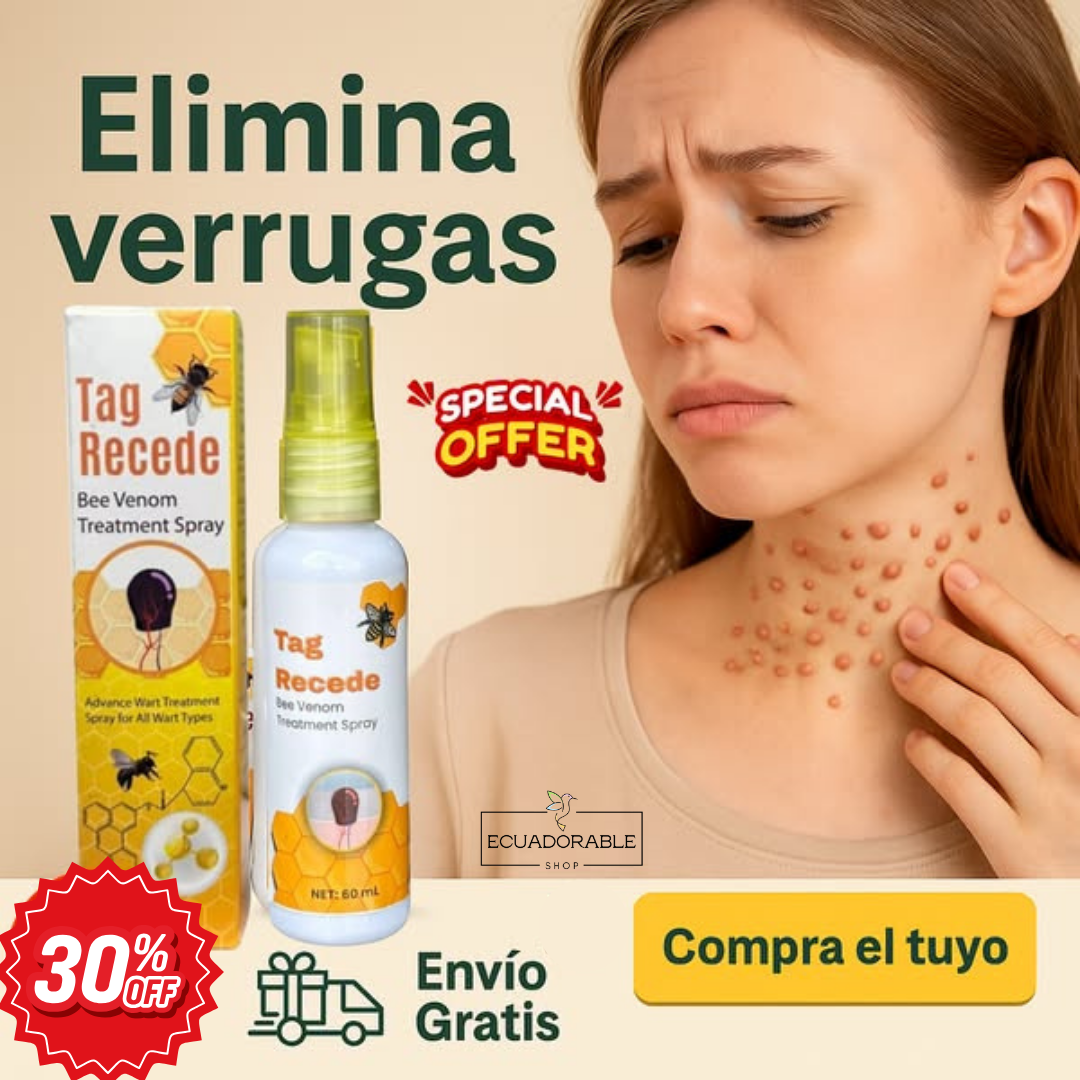 🐝Tag Recede - Despídete de las verrugas piel lisa y sin marcas