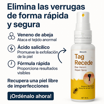 🐝Tag Recede - Despídete de las verrugas piel lisa y sin marcas