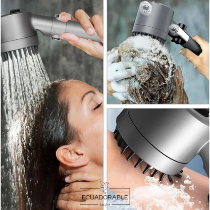 🚿 AquaNature Spa Shower™ - Cabezal de Ducha con Masajeador