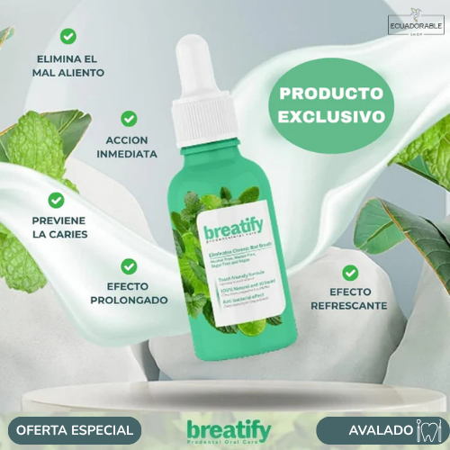 😮‍💨Breatify™ - Gotas Contra el Mal Aliento