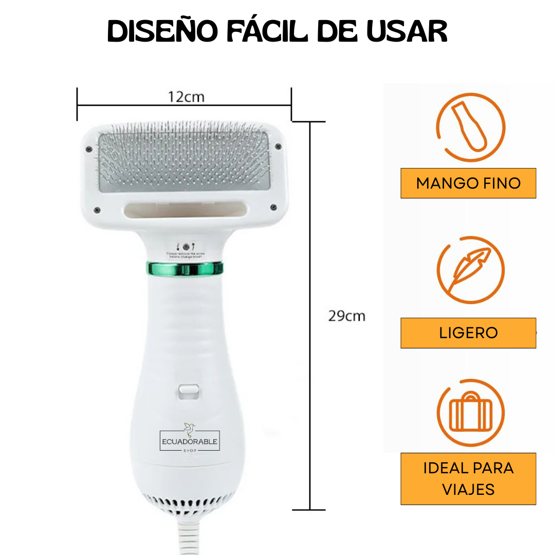 🐶PeluditoCare™ Seca, Cepilla y Consiente a tu Mascota en Minutos